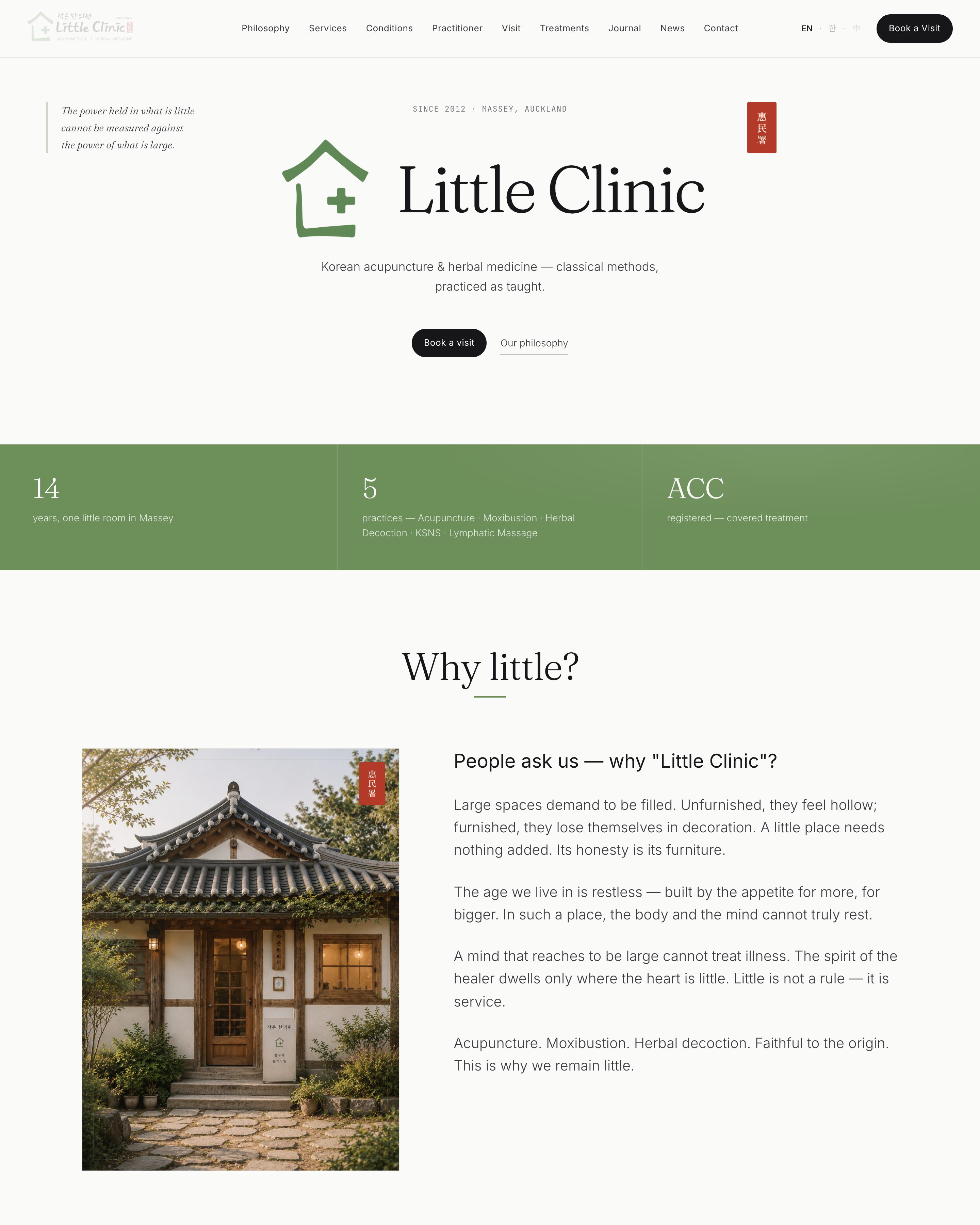 Little Clinic NZ — website preview